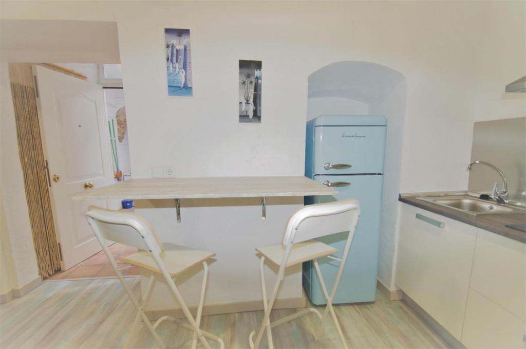 Kuchyňa alebo kuchynka v ubytovaní Apartamento Blue Ice