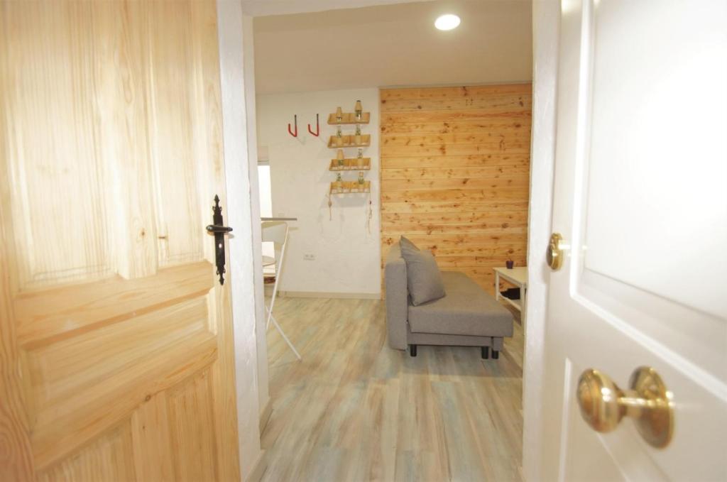 Posedenie v ubytovaní Apartamento Blue Ice