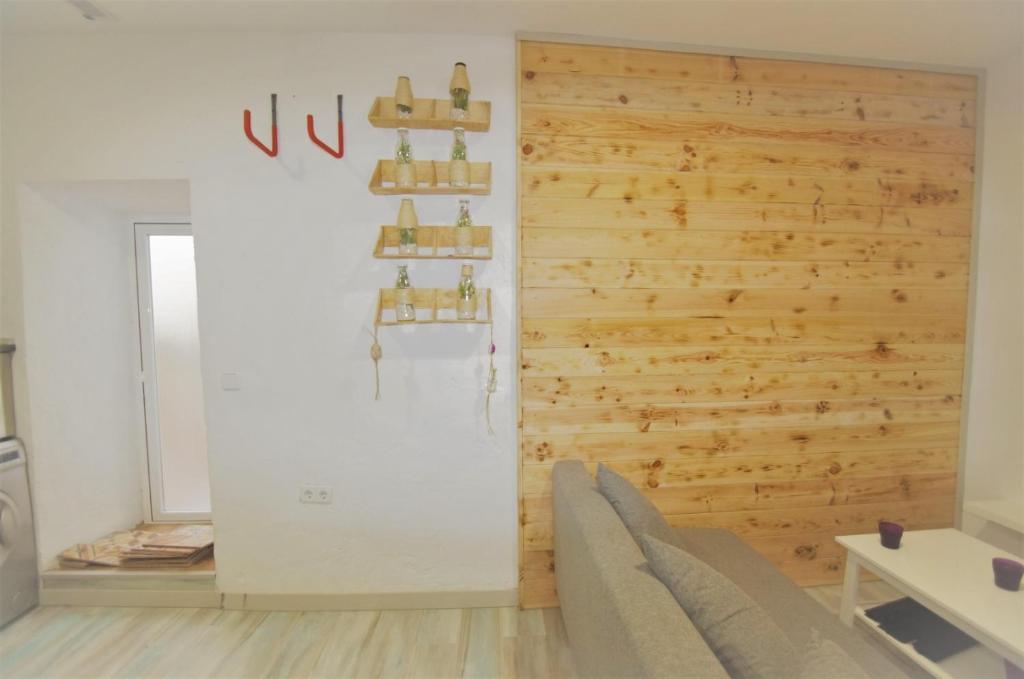 Kúpele alebo wellness v ubytovaní Apartamento Blue Ice