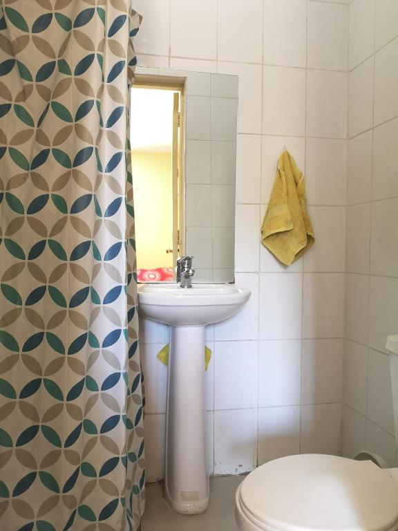 Koupelna v ubytování Hostal Vitalia