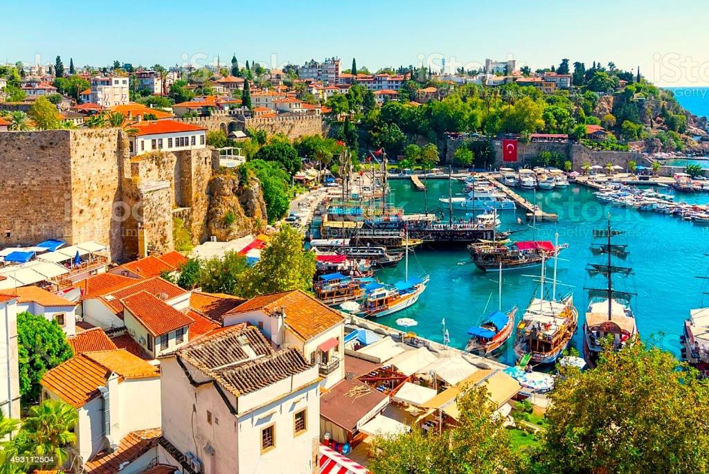 Pemandangan dari udara bagi ROOMS AND APARTMENTS center of Antalya, beach, old town
