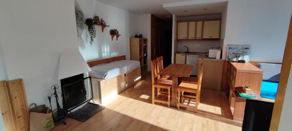 Kuchyň nebo kuchyňský kout v ubytování Apartamento sierra nevada