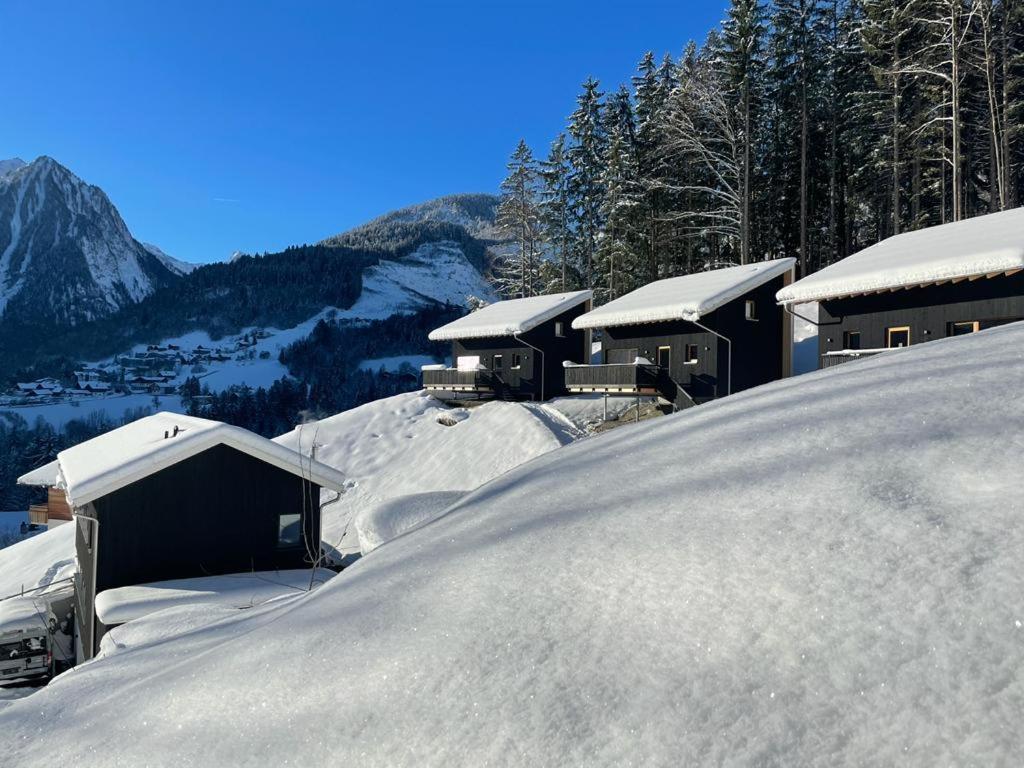 Masura Cabins að vetri til