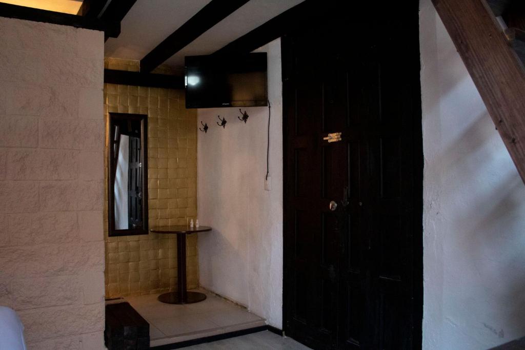 Koupelna v ubytování Hotel Boutique Don Porfirio
