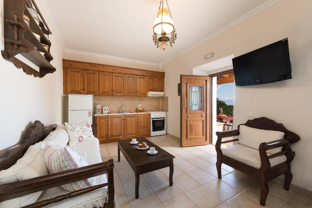 Agallis Corfu Residence - Villa De Deux Chambres (4 Adultes) - Niveau Fendu
