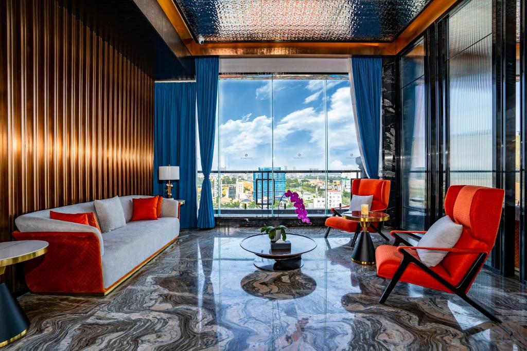 Posezení v ubytování OCEAN HOTEL