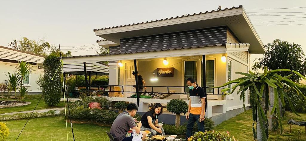 Zahrada ubytování Panutsaya Homestay