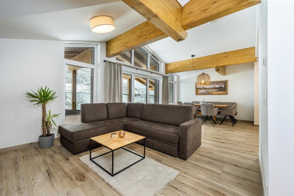 Posezení v ubytování Appartement Tauernblick Radstadt