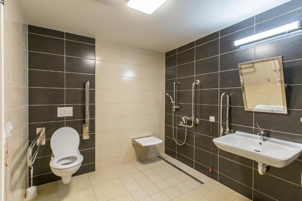 Koupelna v ubytování Hotel Garni VŠB TUO