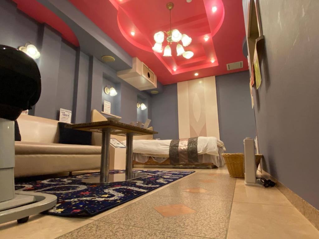 Posezení v ubytování Hotel Charbon (Adult Only)