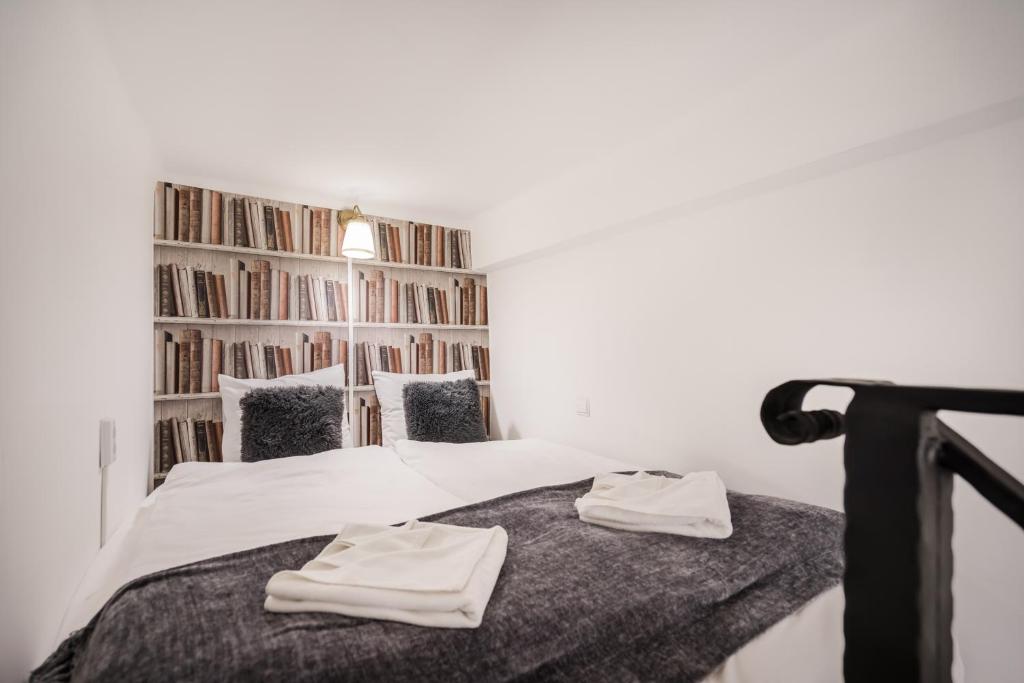 Posteľ alebo postele v izbe v ubytovaní BpR Waldorf Wooden Home