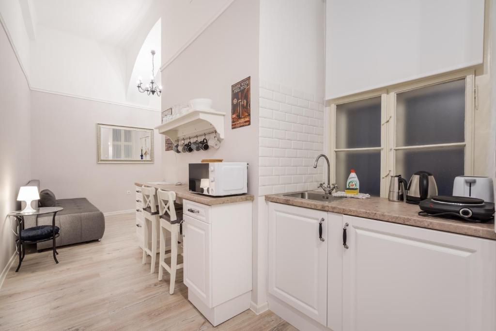 Kuchyňa alebo kuchynka v ubytovaní BpR Waldorf Wooden Home