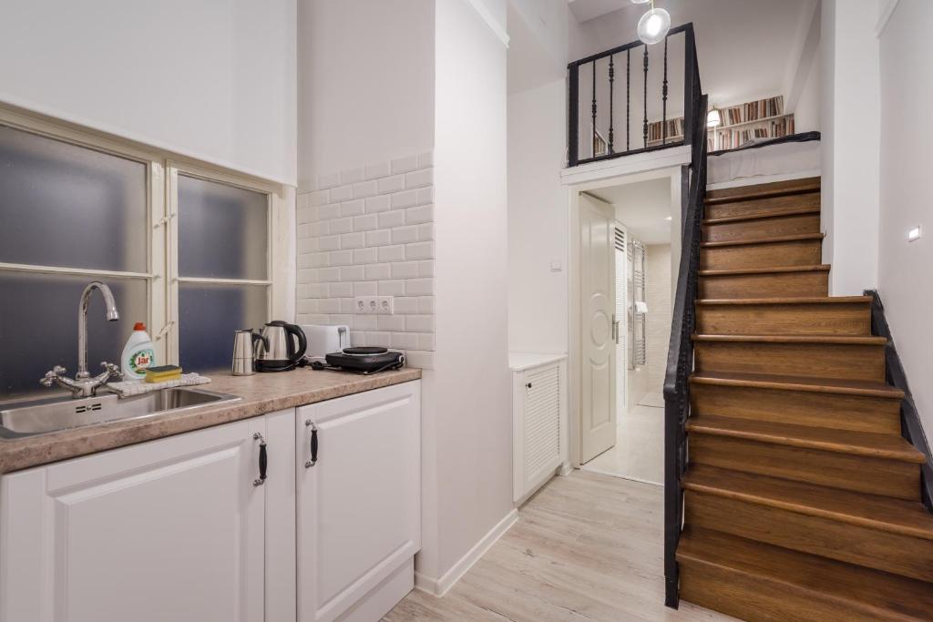 Kuchyňa alebo kuchynka v ubytovaní BpR Waldorf Wooden Home