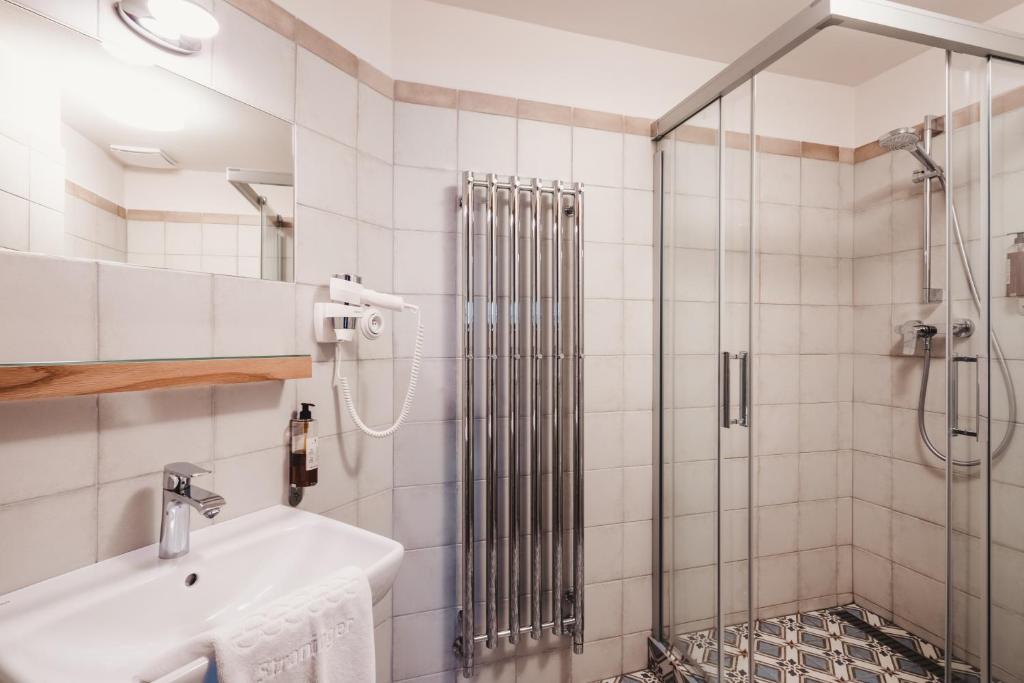 Koupelna v ubytování Alt Straninger