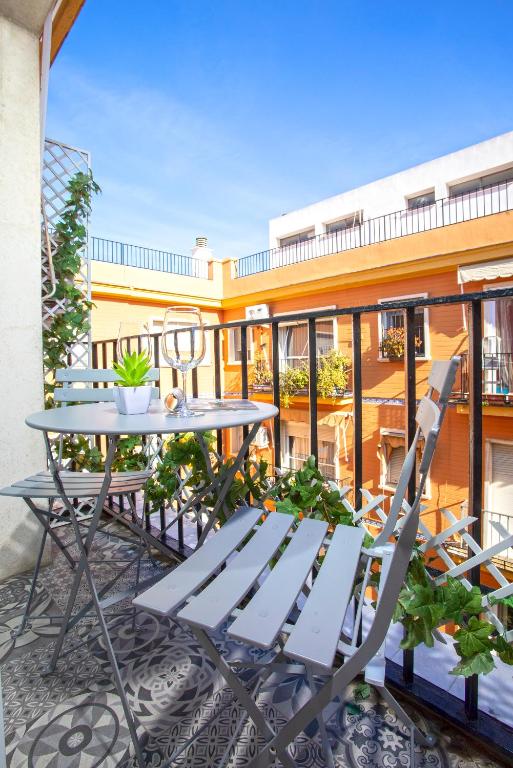 Balkón alebo terasa v ubytovaní Genteel Home Santa Marta