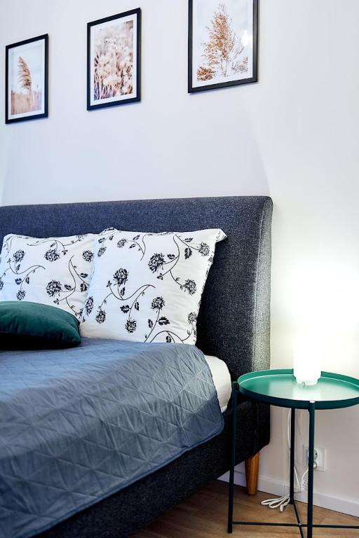 Posteľ alebo postele v izbe v ubytovaní LAGUNA Apartament Polanica Residence 5