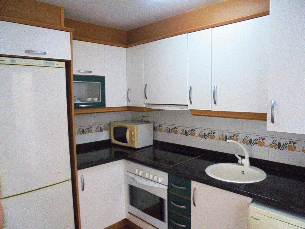 Kuchyň nebo kuchyňský kout v ubytování Residencial Argenta 2/4 LEK