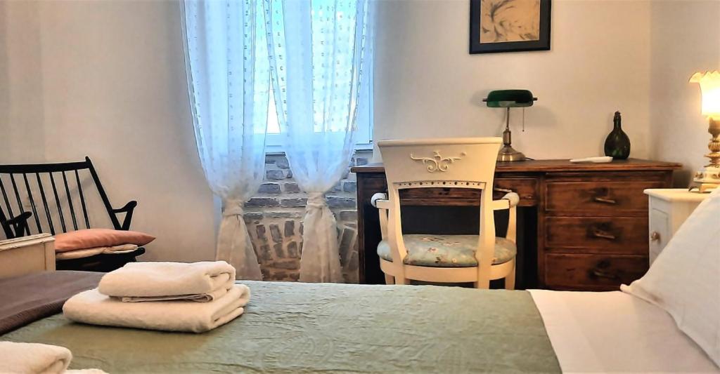 Posedenie v ubytovaní thomais house corfu