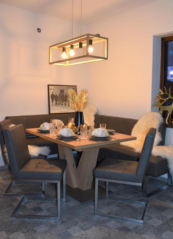 Posezení v ubytování K-Appartements Klösterle