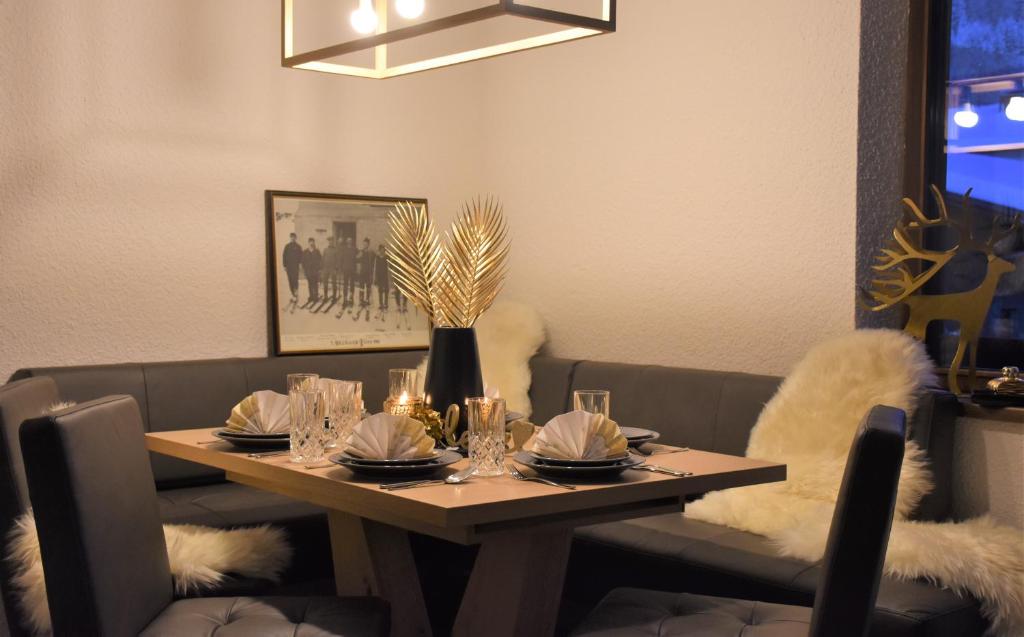 Posezení v ubytování K-Appartements Klösterle
