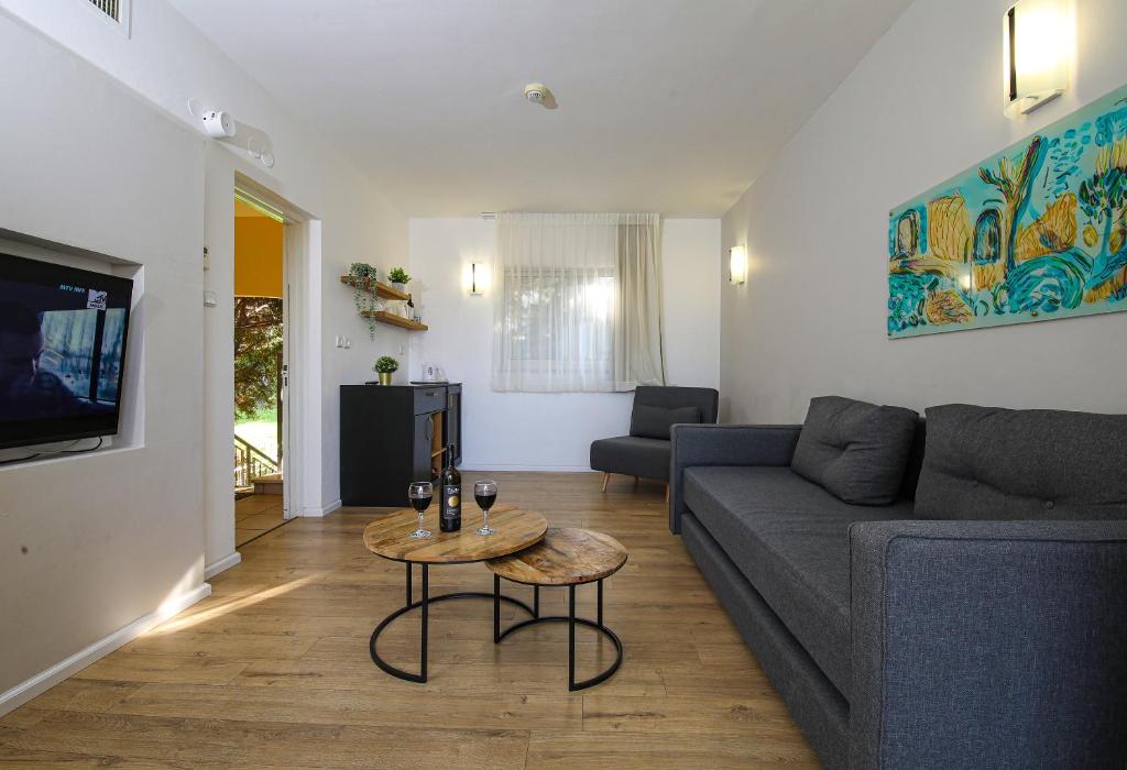 Posezení v ubytování Tzuba Hotel