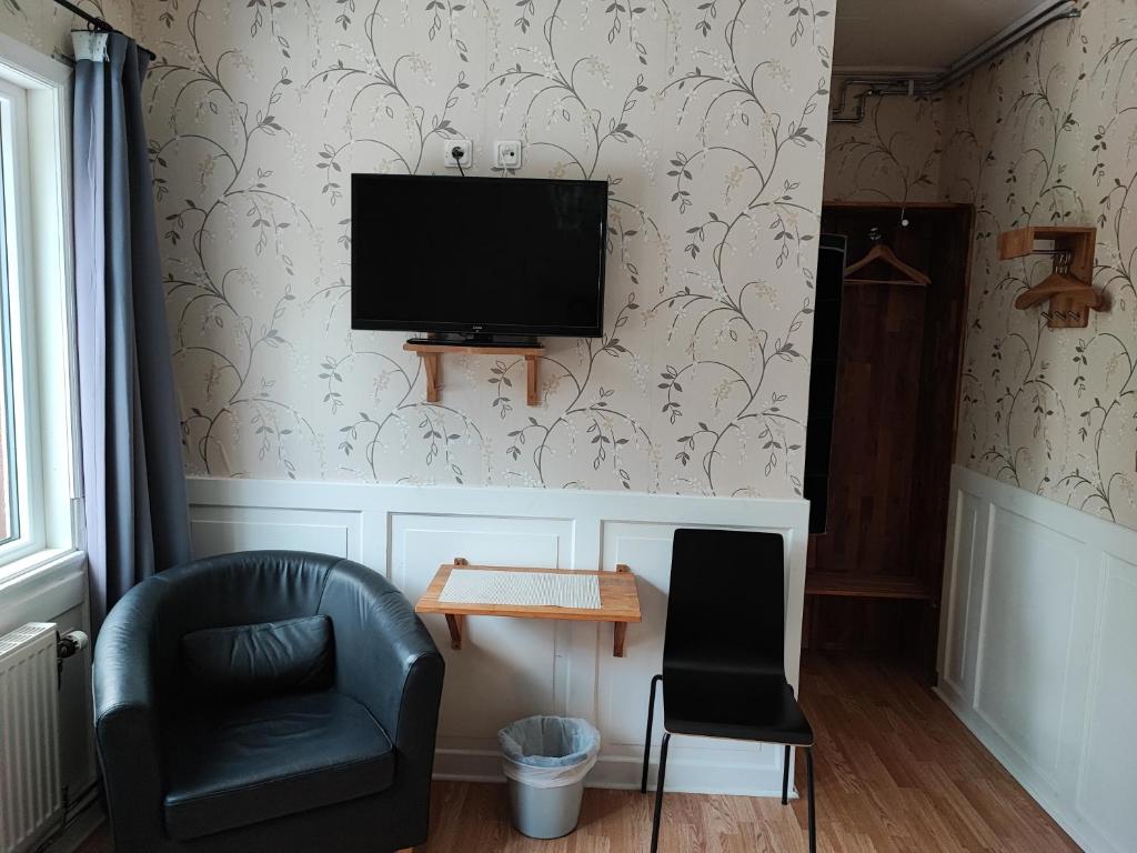 TV a/nebo společenská místnost v ubytování STF Hostel Visby/Rävhagen