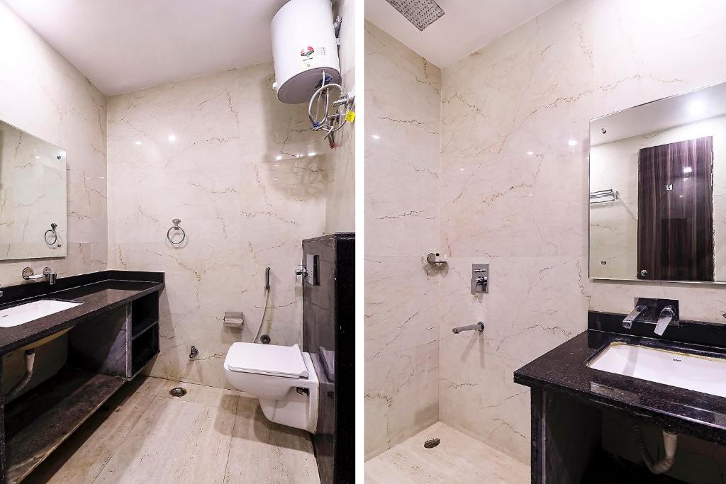 Koupelna v ubytování FabHotel Swess Grand
