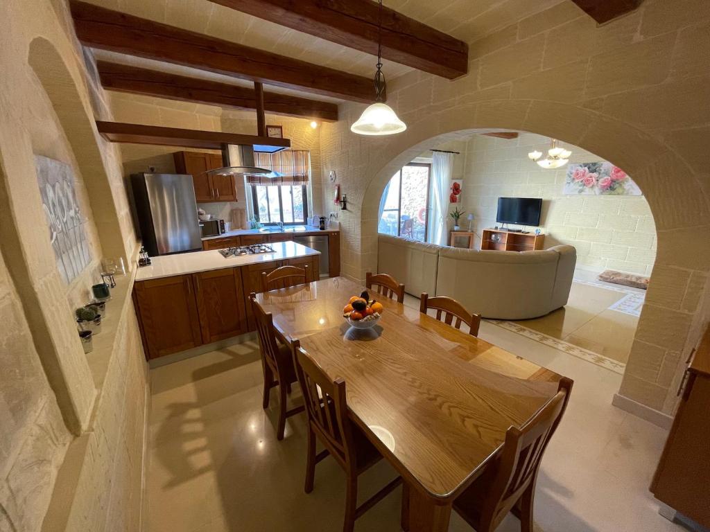 Kuchyň nebo kuchyňský kout v ubytování Gilju B&B