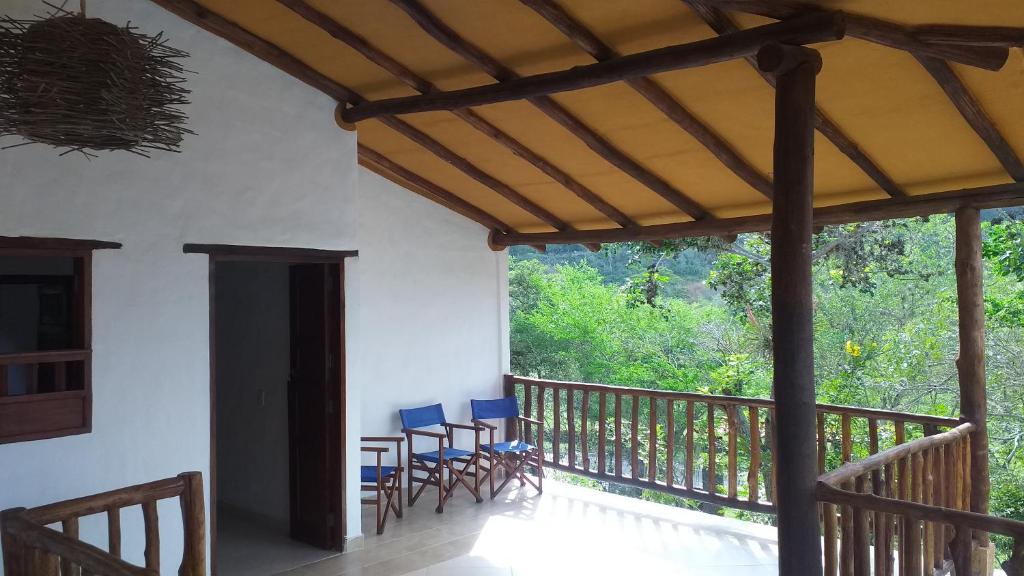 Balkón nebo terasa v ubytování Posada Villa Paula