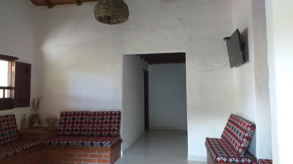 Posezení v ubytování Posada Villa Paula
