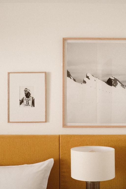 Posezení v ubytování Le Val Thorens, a Beaumier hotel