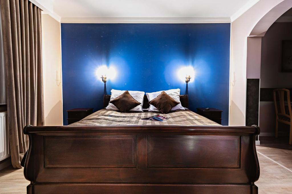 Posteľ alebo postele v izbe v ubytovaní Apartamenty Nad Wodą - Layla