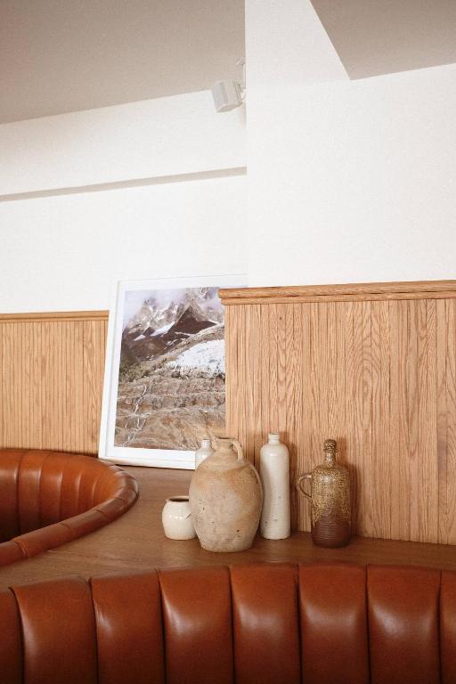 Posezení v ubytování Le Val Thorens, a Beaumier hotel
