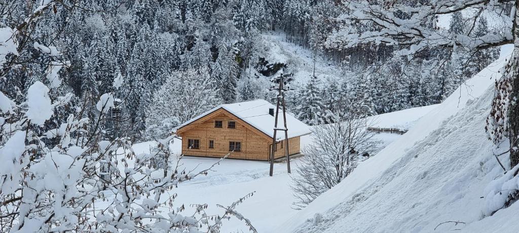 Köck-Chalet v zimě