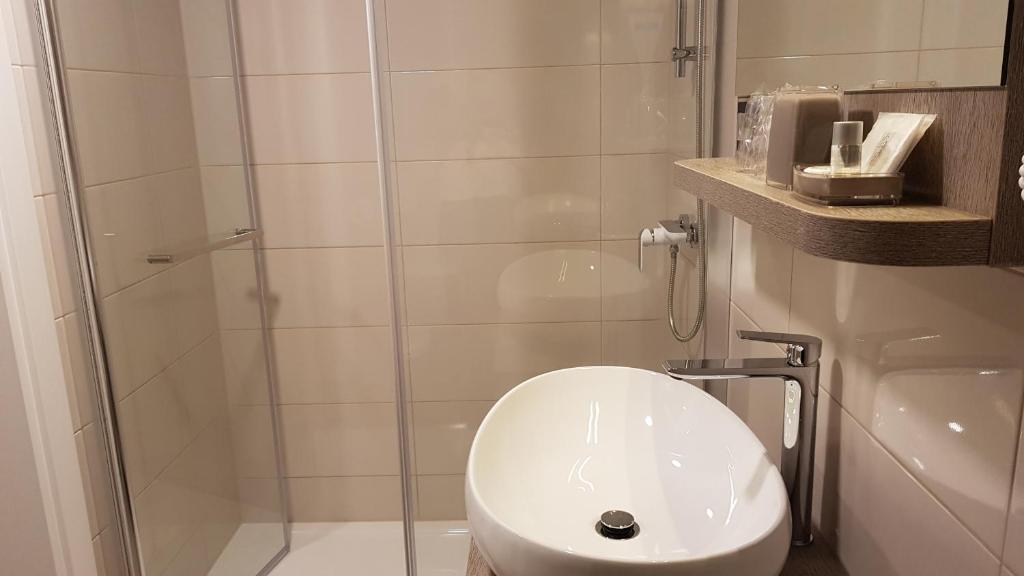 Koupelna v ubytování Premium Appartments Suha Punta