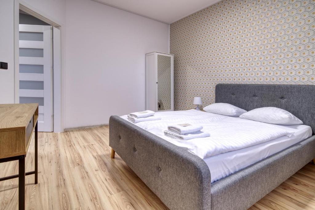 Posteľ alebo postele v izbe v ubytovaní Noclegi Stop and Sleep Zgorzelec