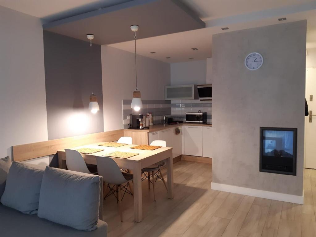 Kuchyňa alebo kuchynka v ubytovaní Apartament Morski