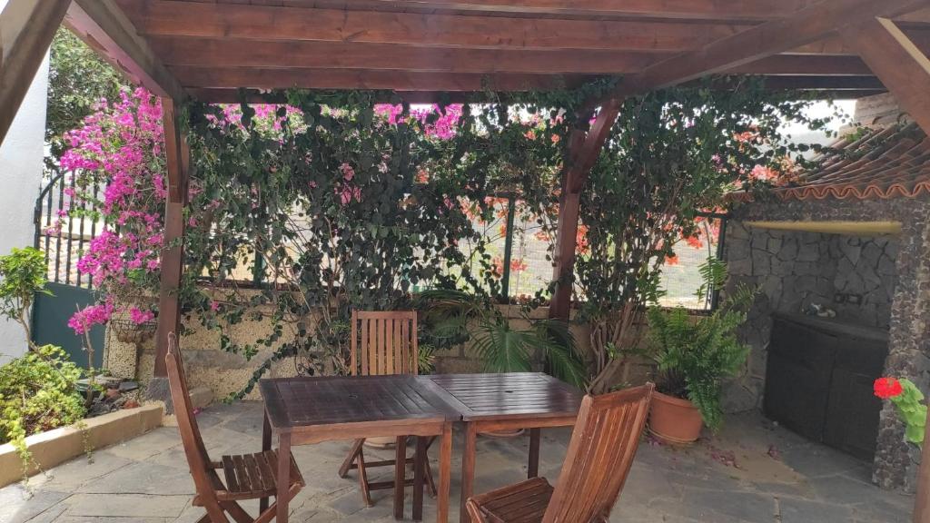 Patio nebo venkovní prostory v ubytování Villa Cubas