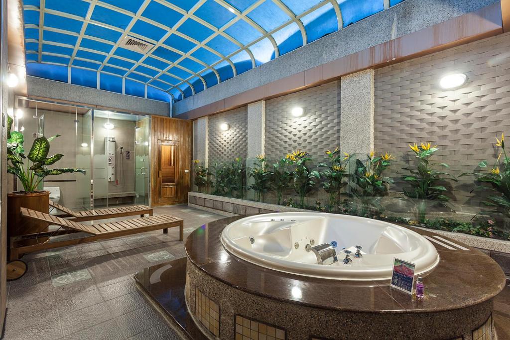 Koupelna v ubytování PGS Motel
