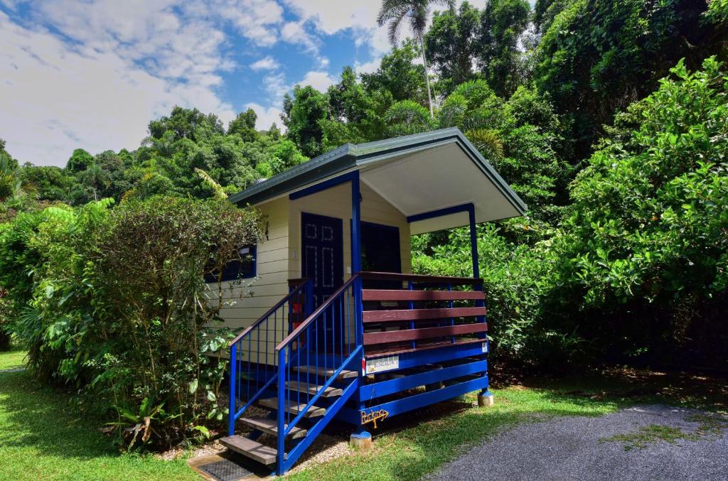 Zahrada ubytování Thornton Beach Bungalows Daintree