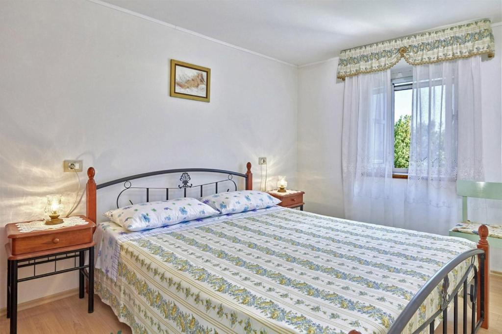 Postel nebo postele na pokoji v ubytování Snašić in Ravni * Istrien