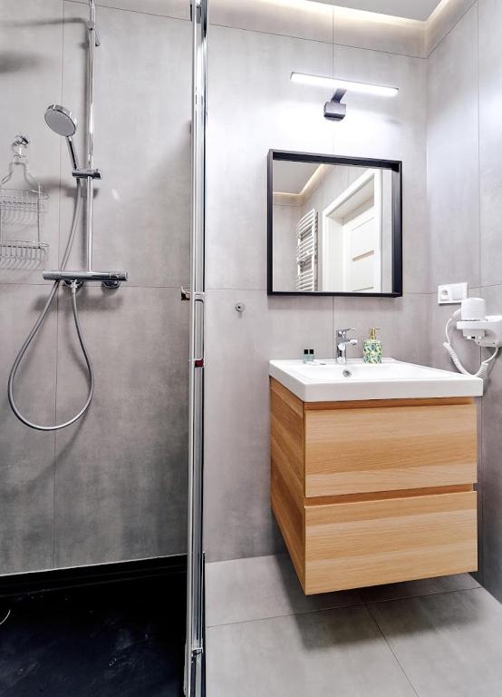 Kúpeľňa v ubytovaní LAGUNA Apartament Polanica Residence 54