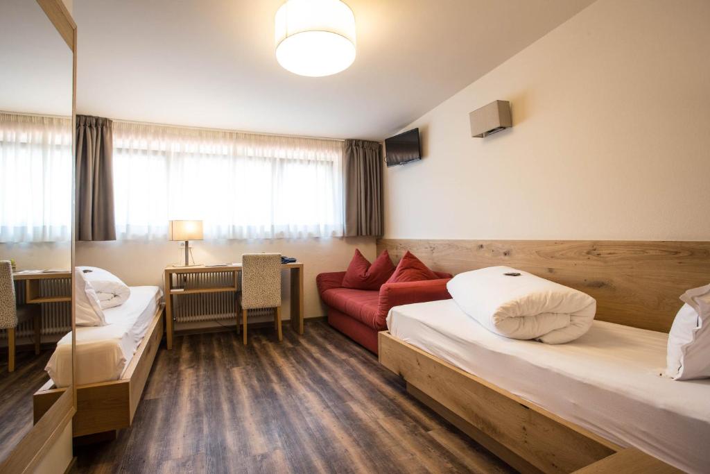 Postel nebo postele na pokoji v ubytování Der WALZL
