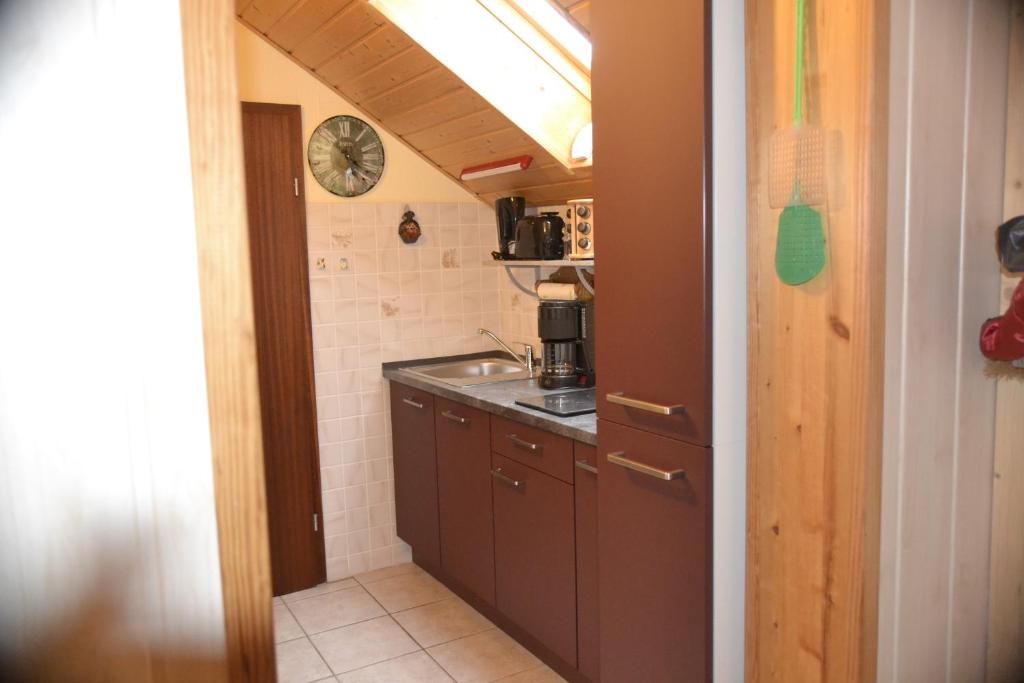 Kuchyň nebo kuchyňský kout v ubytování Haus Moser