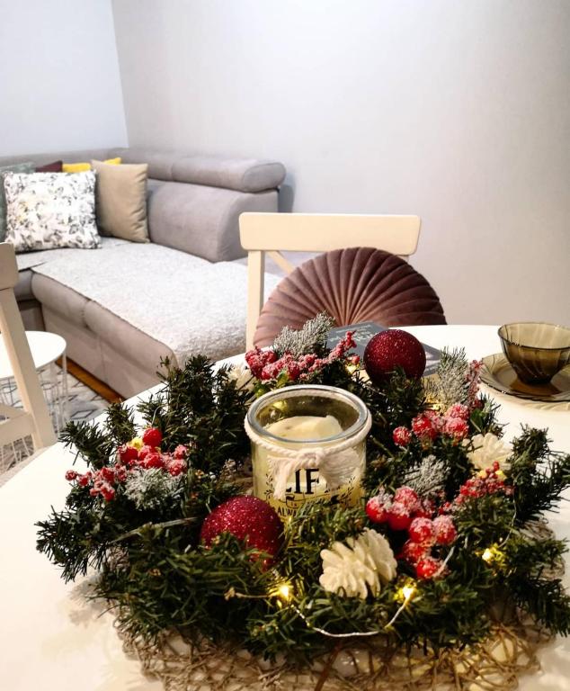 Χώρος καθιστικού στο Apartman Jela