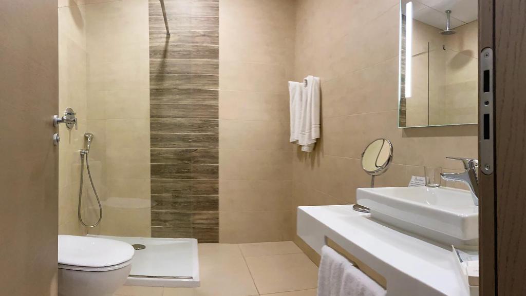 Koupelna v ubytování Hotel Kennedy Nova