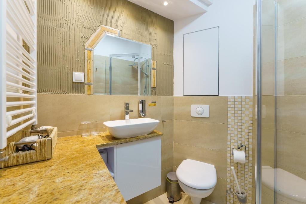 Kúpeľňa v ubytovaní APT Nadmorskie - Spacerowy