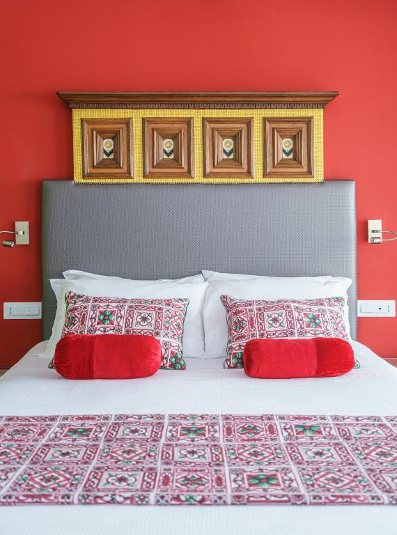 Posteľ alebo postele v izbe v ubytovaní Hotel Lampara