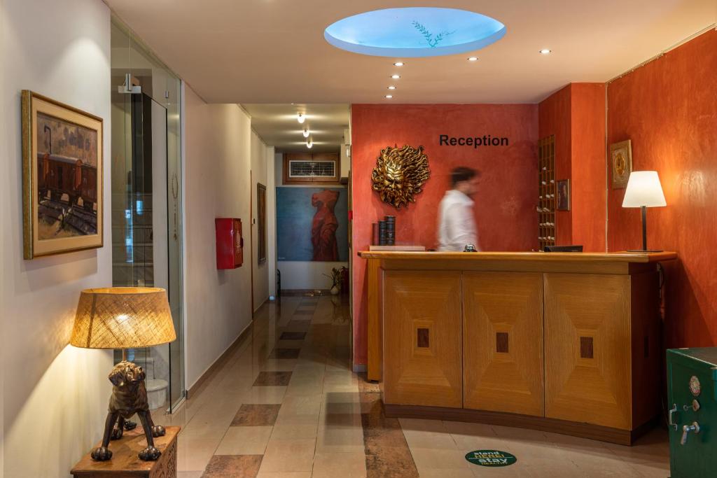 Vstupní hala nebo recepce v ubytování Dias Hotel Platamon
