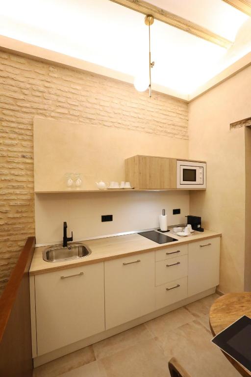 Kuchyň nebo kuchyňský kout v ubytování Casa Señorial del Siglo XVIII